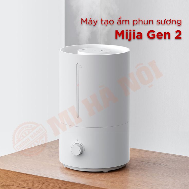 Máy tạo độ ẩm phun sương Xiaomi Mijia Gen 2 - Diệt khuẩn, 3 điện phun, 4L