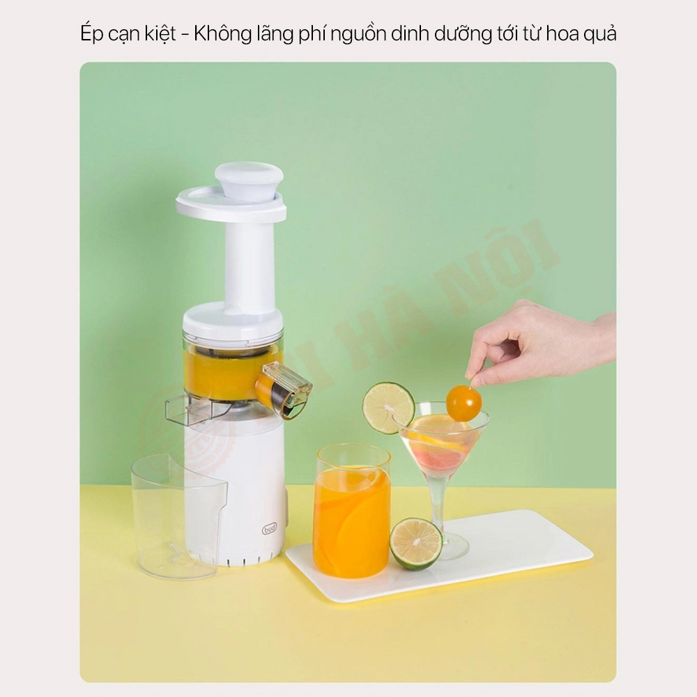Cơ chế ép tiên tiến giúp tách nước ép nhanh chóng mang đến những ly nước ép tinh khiết, nguyên chất