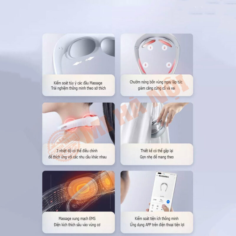 Máy massage cổ vai gáy Huawei Jeeback G6 thông minh