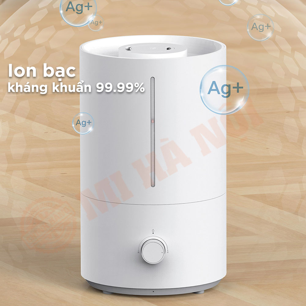 Máy tạo dưỡng phun sương diệt khuẩn Xiaomi Mijia MJJSQ02LX còn được nhà sản xuất sử dụng các vật liệu chứa ion bạc