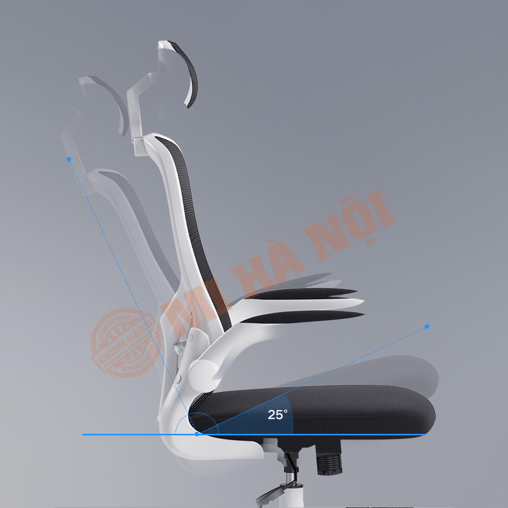 Xoay công thái học Xiaomi HBADA có thể nâng cao, gấp và xoay linh hoạt