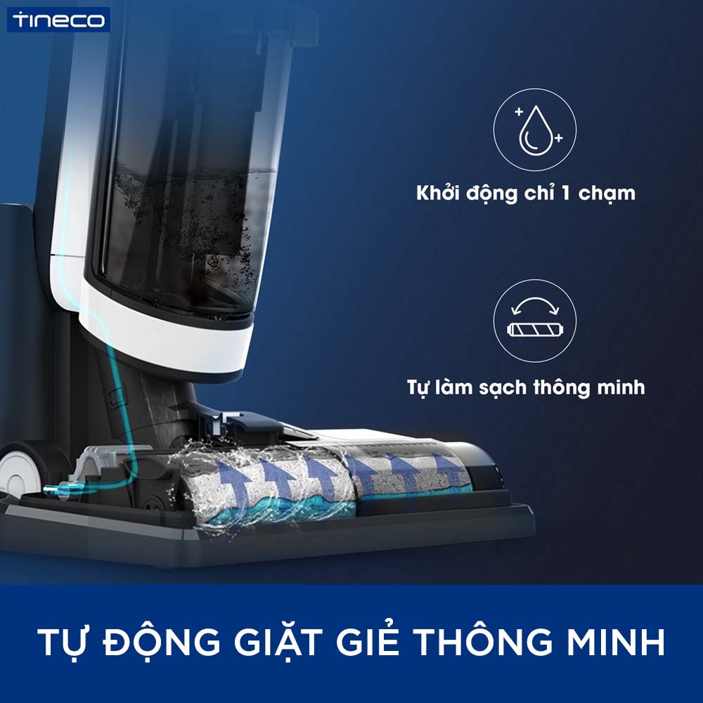 Tự động giặt giẻ chỉ với một nút bấm