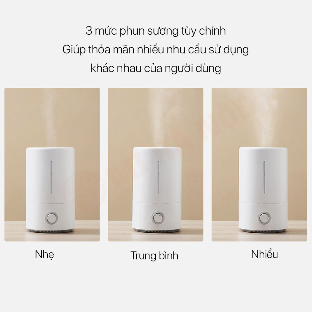 3 cấp sương mù nhẹ nhàng, trung bình đến nhiều, máy cho phép người dùng linh hoạt tùy chỉnh theo ý thích và nhu cầu sử dụng