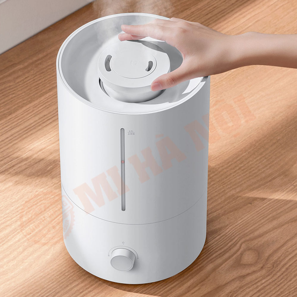 Máy phun sương tạo ẩm Mijia MJJSQ02LX kết hợp xông tinh dầu dung tích 4L có thiết kế màu trắng
