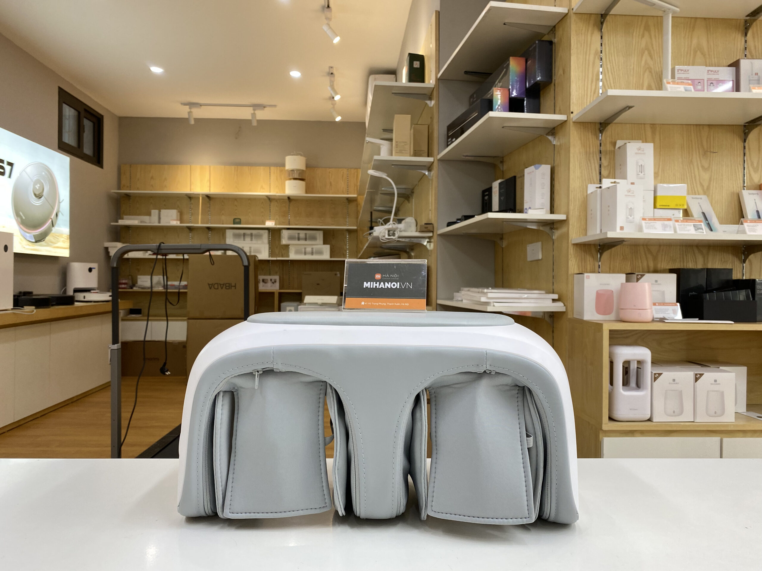 Mặt sau máy massage đầu gối và chân Xiaomi