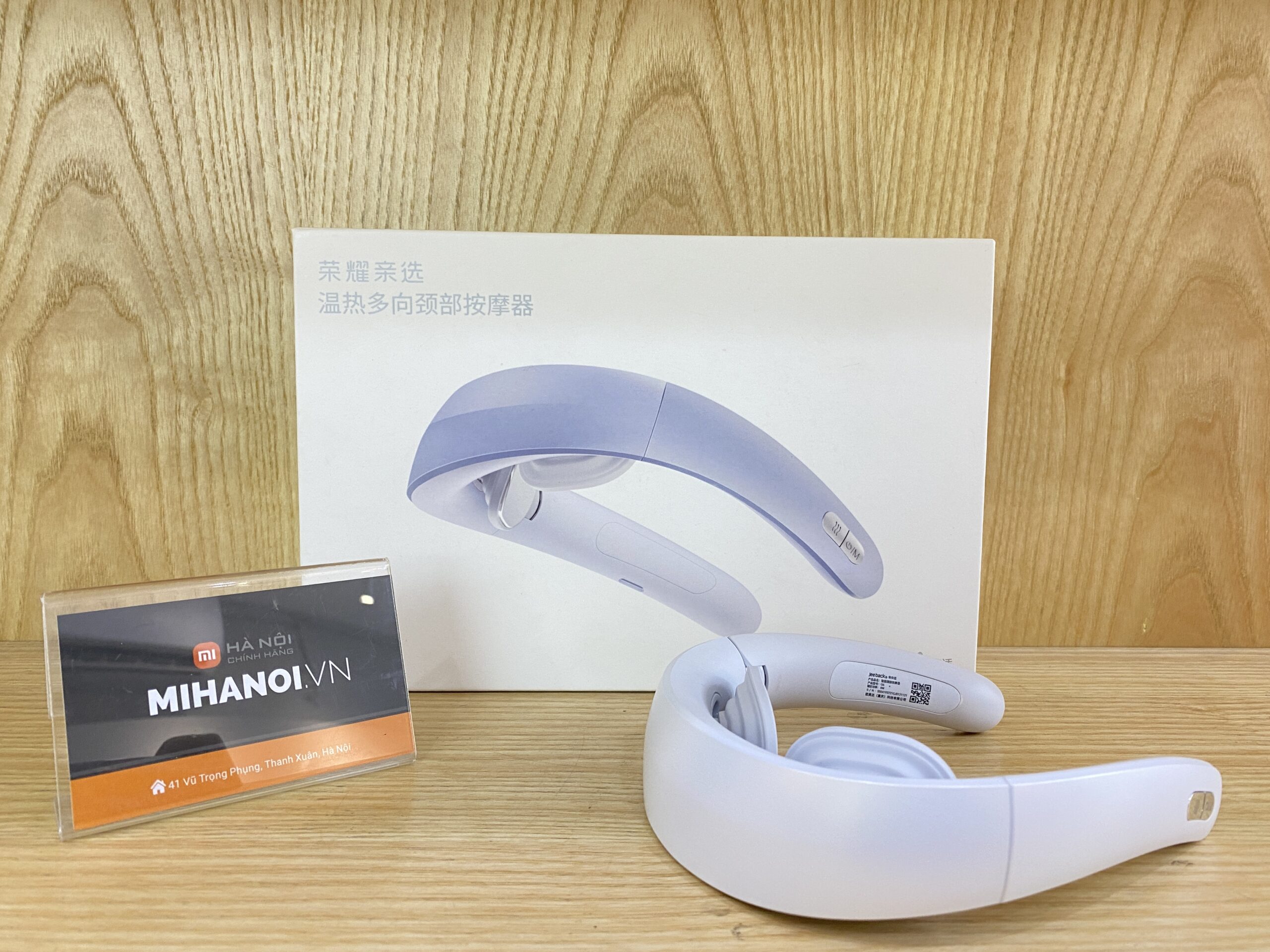 Hình ảnh thực tế full box của máy massage cổ vai gáy Xiaomi