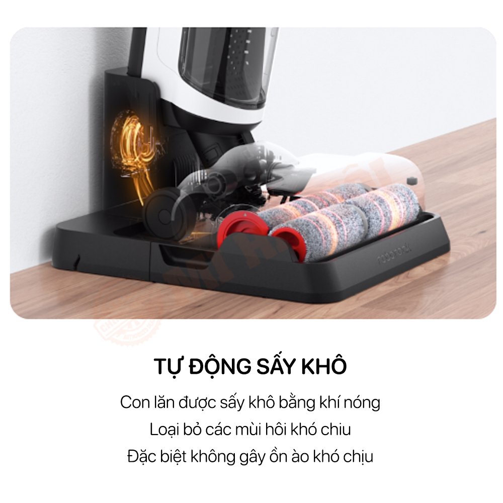 Roborock Dyad Pro sấy khô bằng không khí nóng tốc độ cao, ion bạc kháng khuẩn