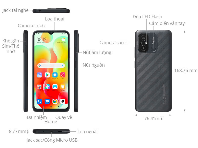 Điện thoại Xiaomi Redmi 12C 64GB