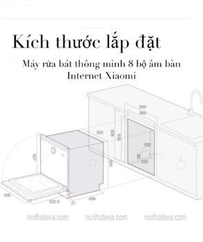Máy rửa chén, bát Xiaomi Mijia VDW0801M 8 Bộ