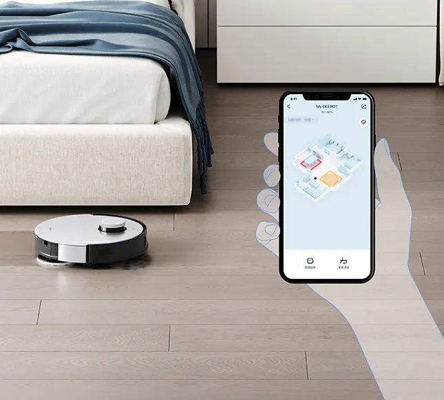 Robot hút bụi Deebot X1 Omni Công nghệ bản đồ 3D mô phỏng thực tế