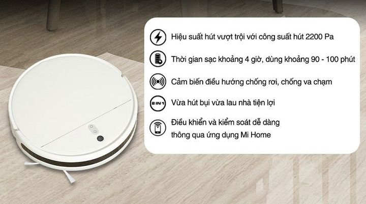 Robot hút bụi lau nhà Xiaomi Vacuum Mop 2 (1)
